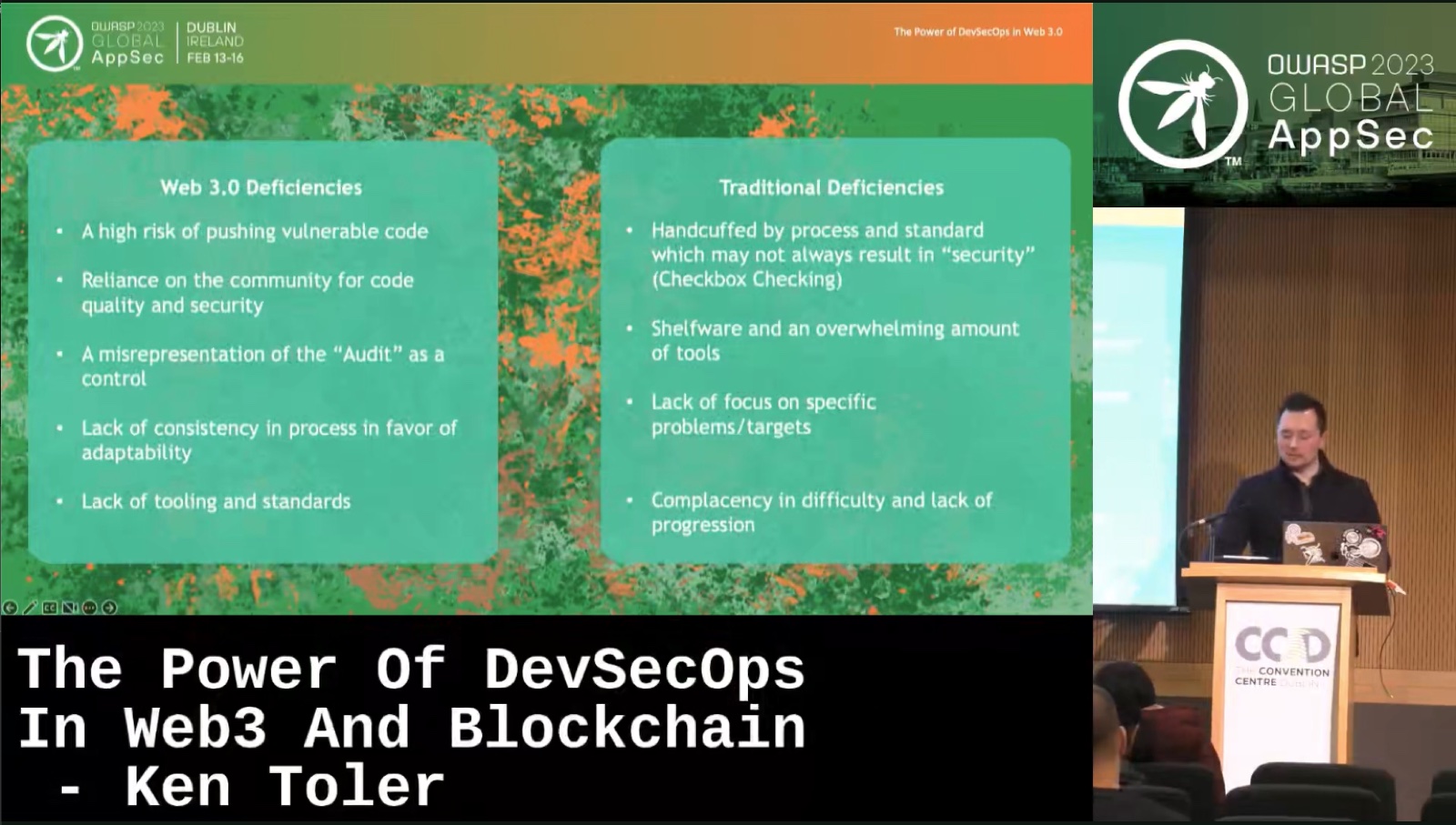 The Power of DevSecOps in Web3 and Blockchain, OWASP Global AppSec Dublin 2023